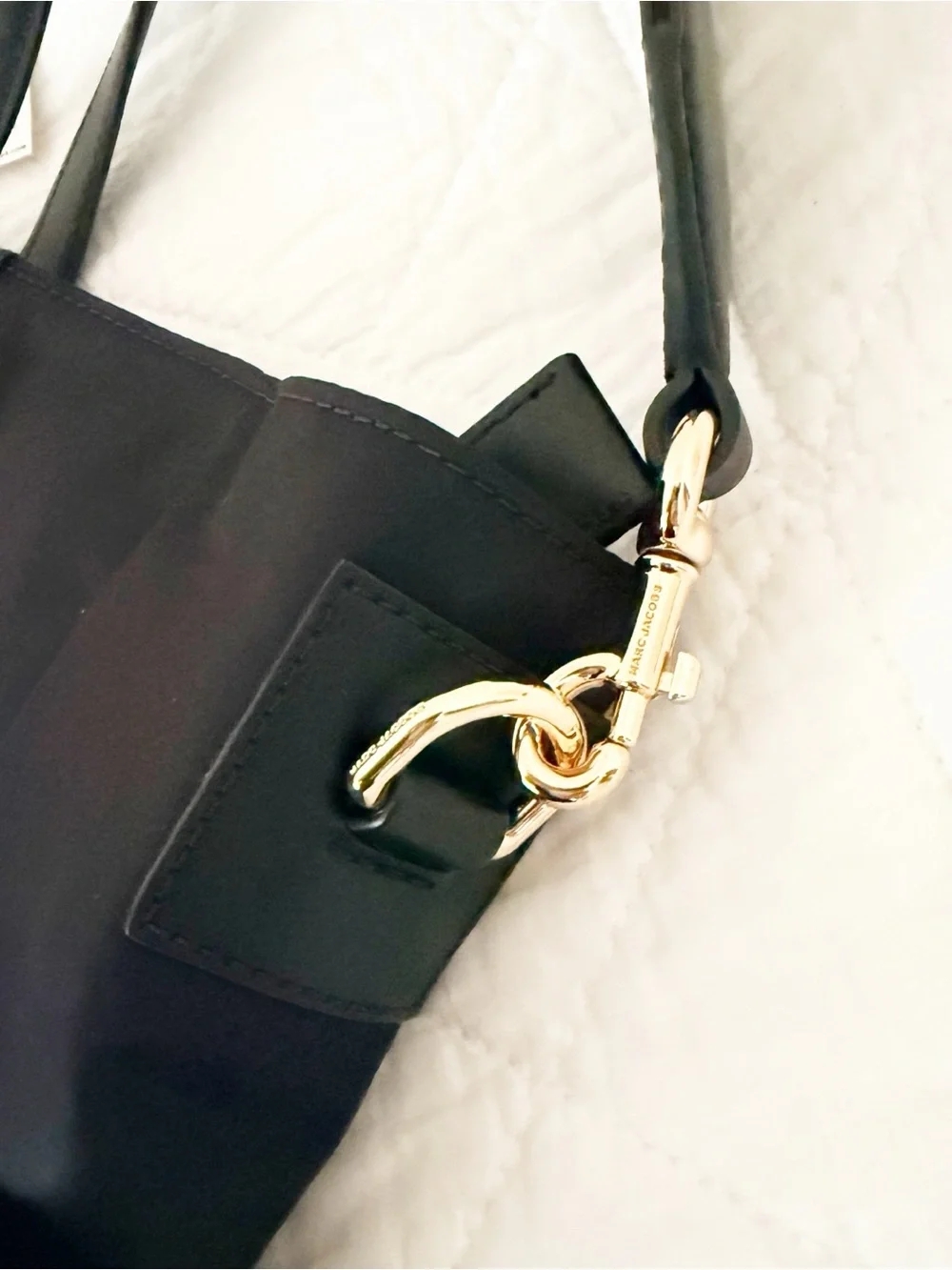 NEW Marc Jacobs Preppy Black Nylon Baby Bag NWT